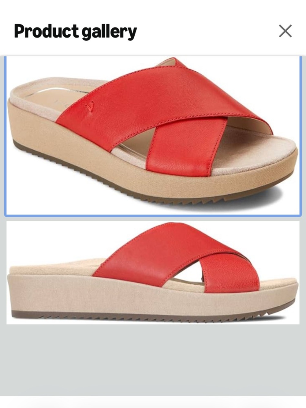 Vionic Hayden Women's Slide - Cherry Red